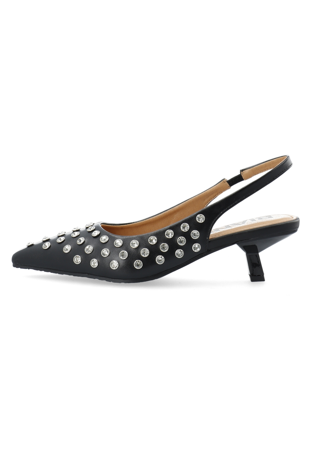 BiaKristin Kitten Heel Slingback Rhinestone