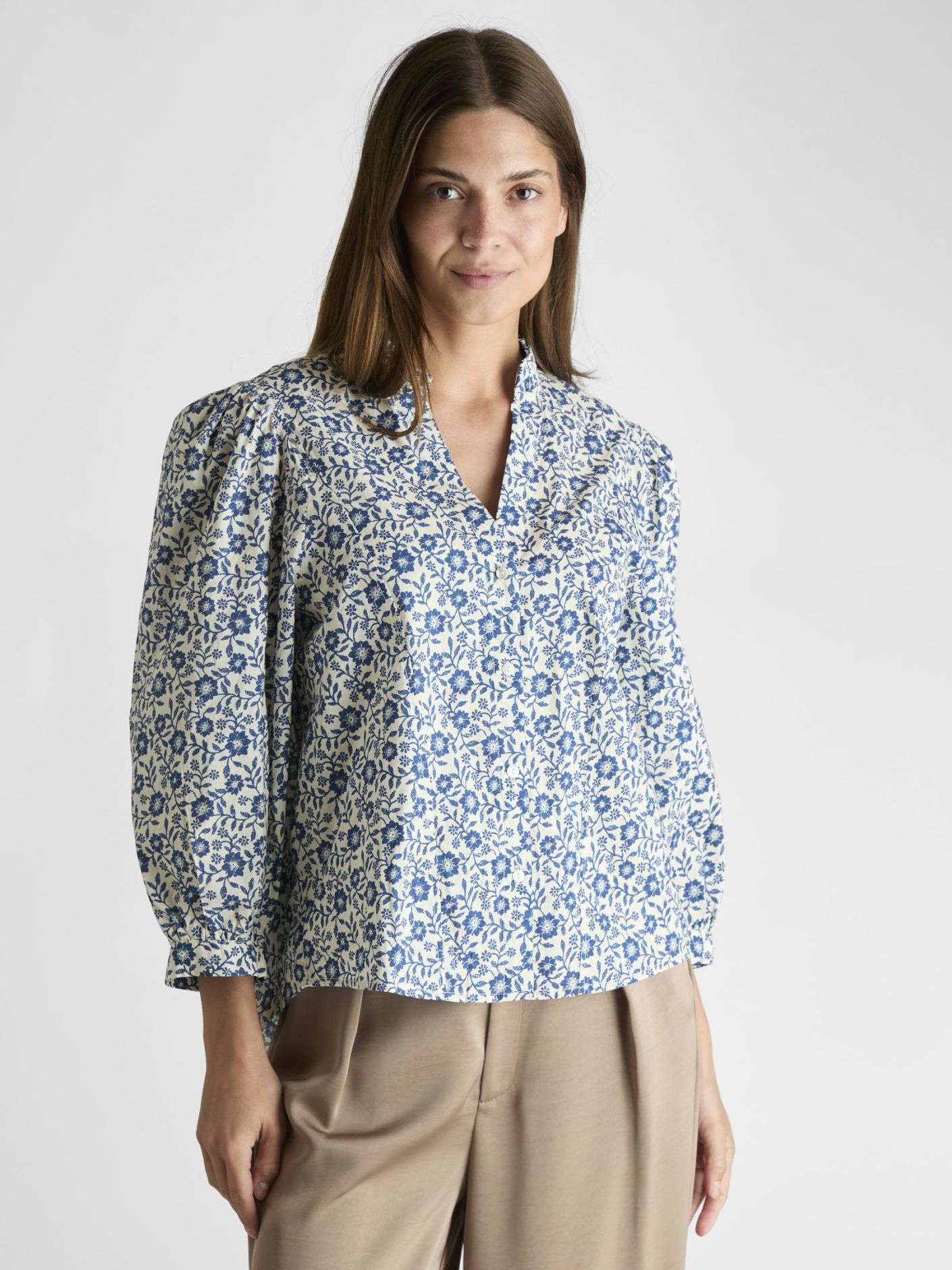 Balza Floral Bluse