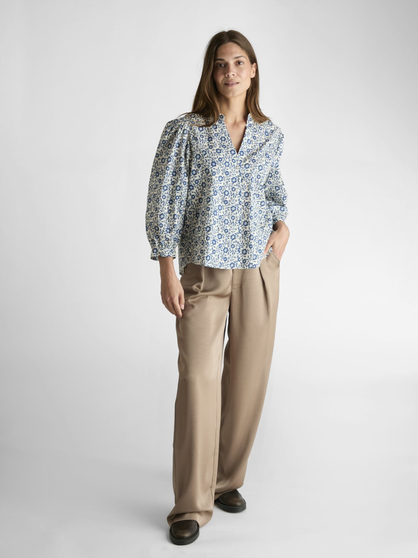 Balza Floral Bluse