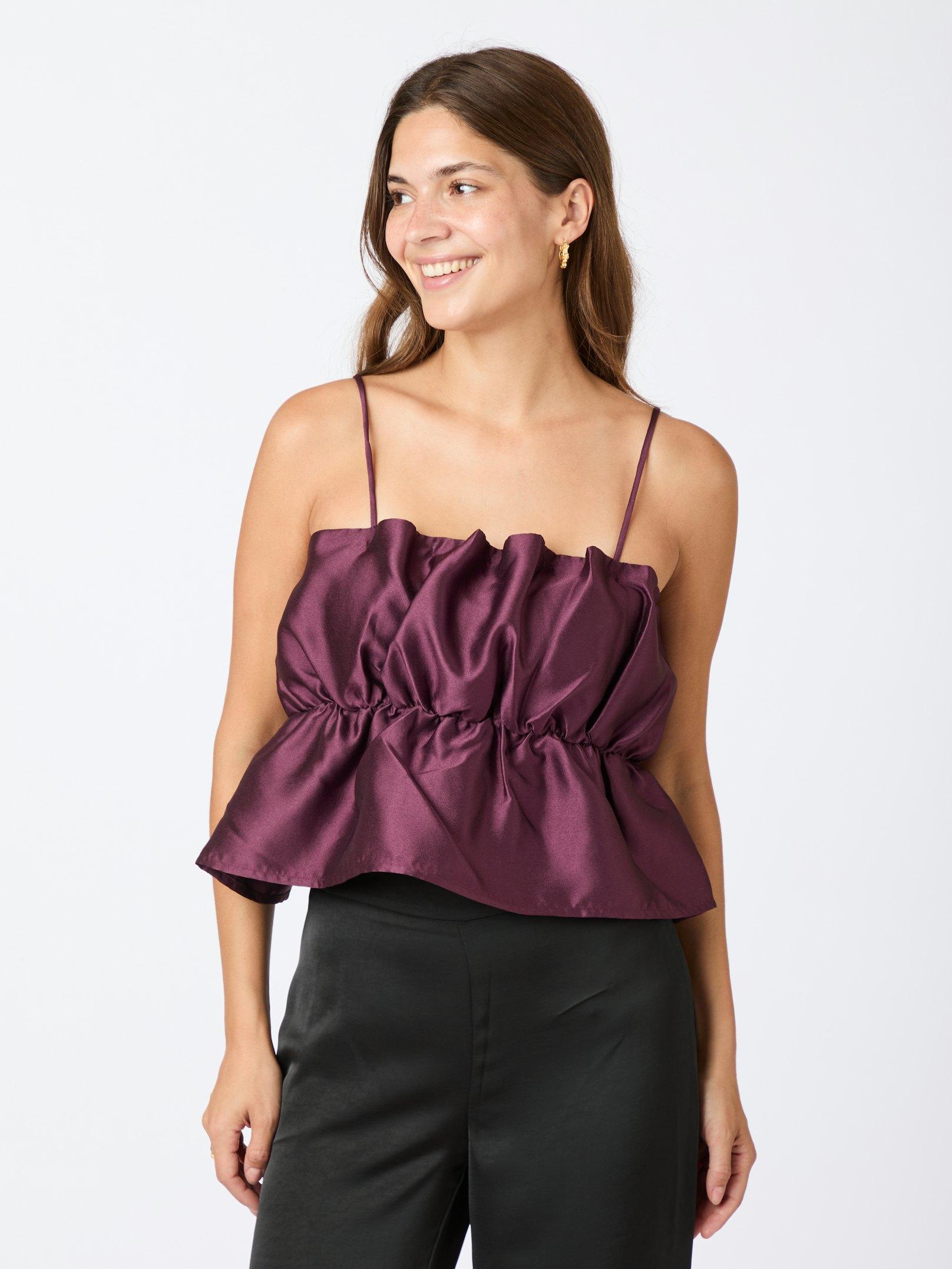 Tipton Dull Satin Top
