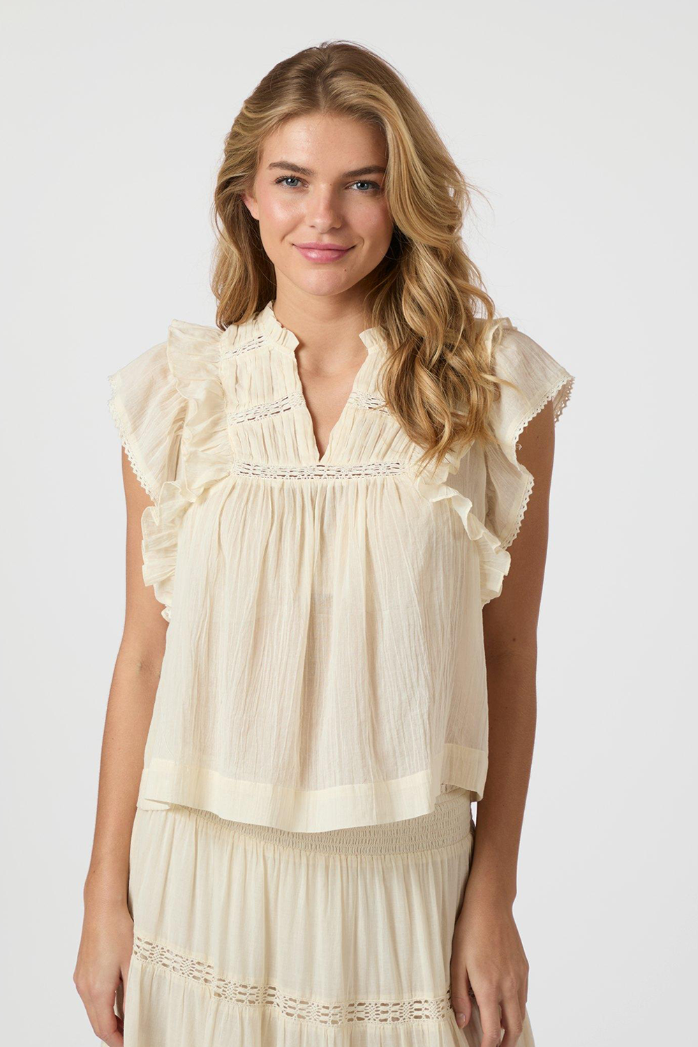 Jayla S Voile Top