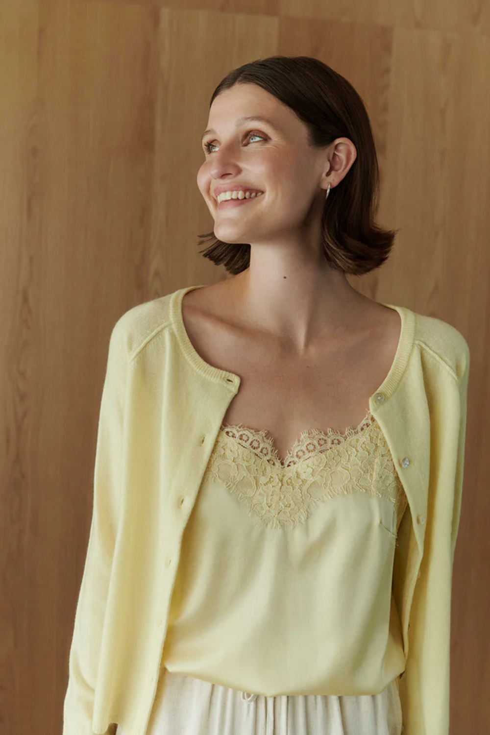 RWJade Silk Regular Strap Lace Top