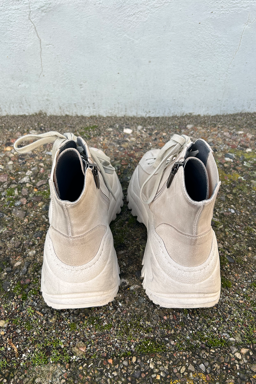 7263 Sko med snøre og lynlås