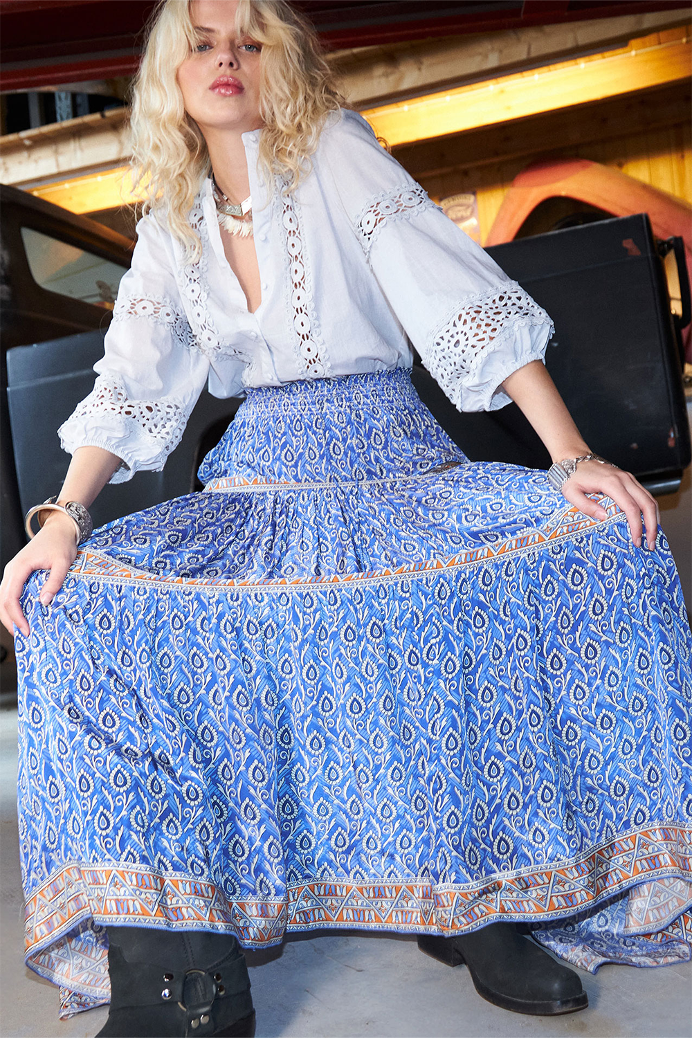 DiamondLL Maxi Nederdel