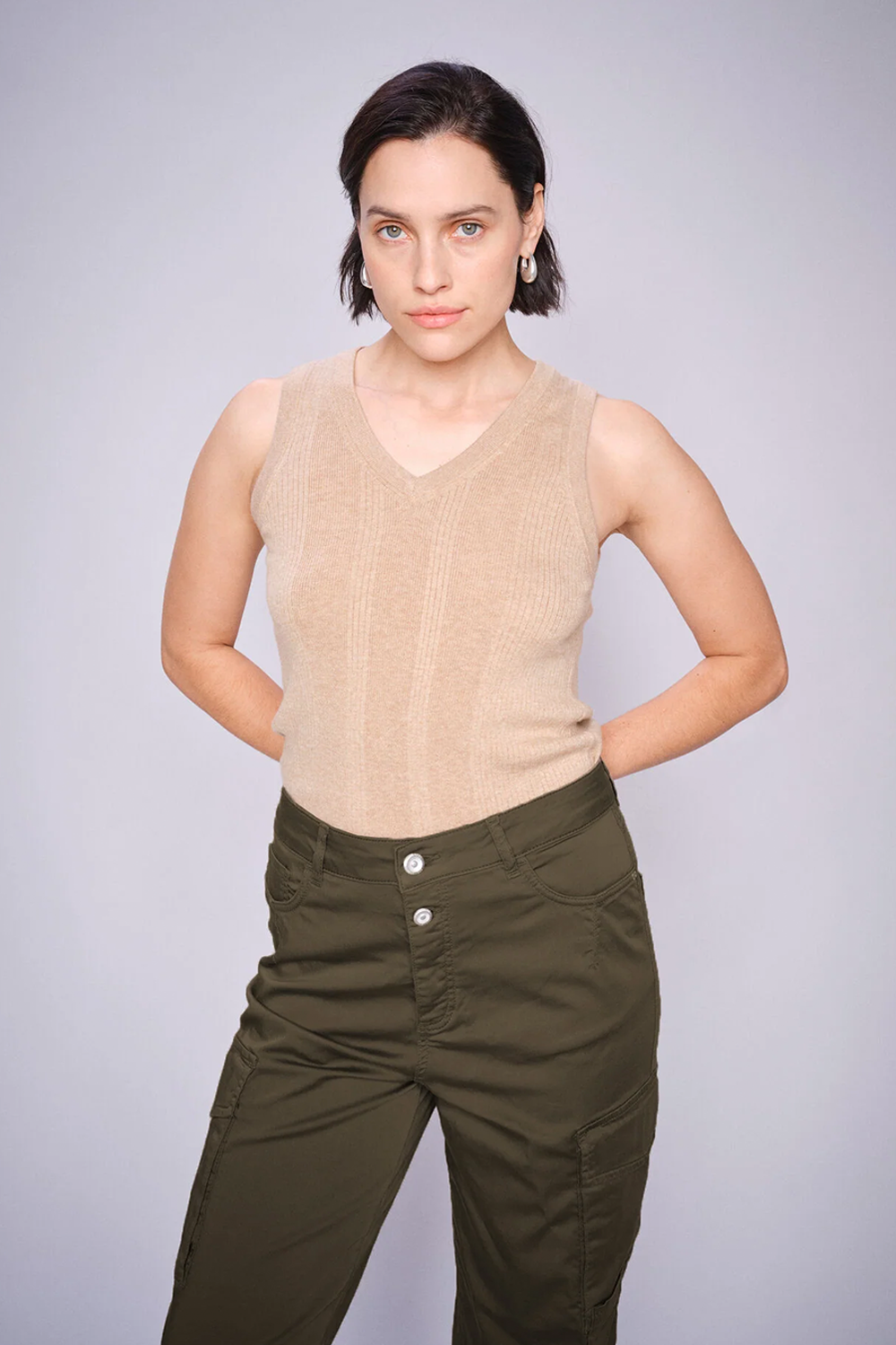 MMRelena Tani Rab V-Neck Tank Top