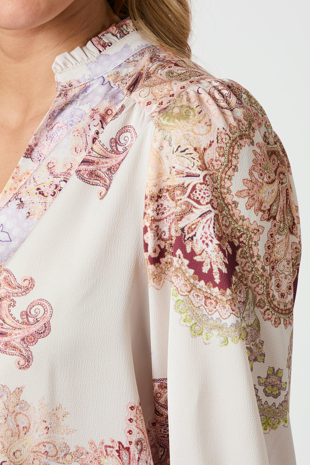 Roselle Artist Paisley Bluse