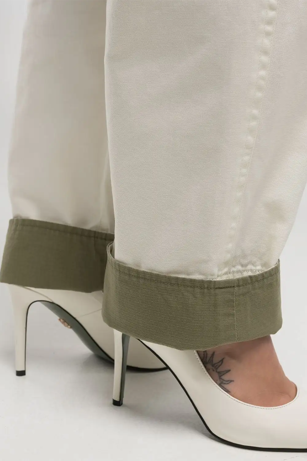 Colour-block Comfort-fit Bukser