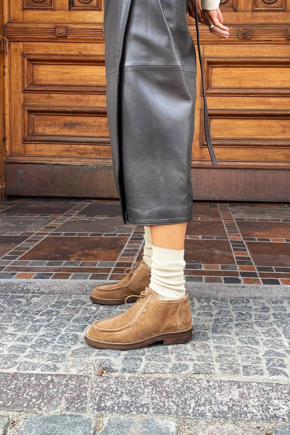 Billi Bi A7025 Sko Desert boot i lysebrun rugskind