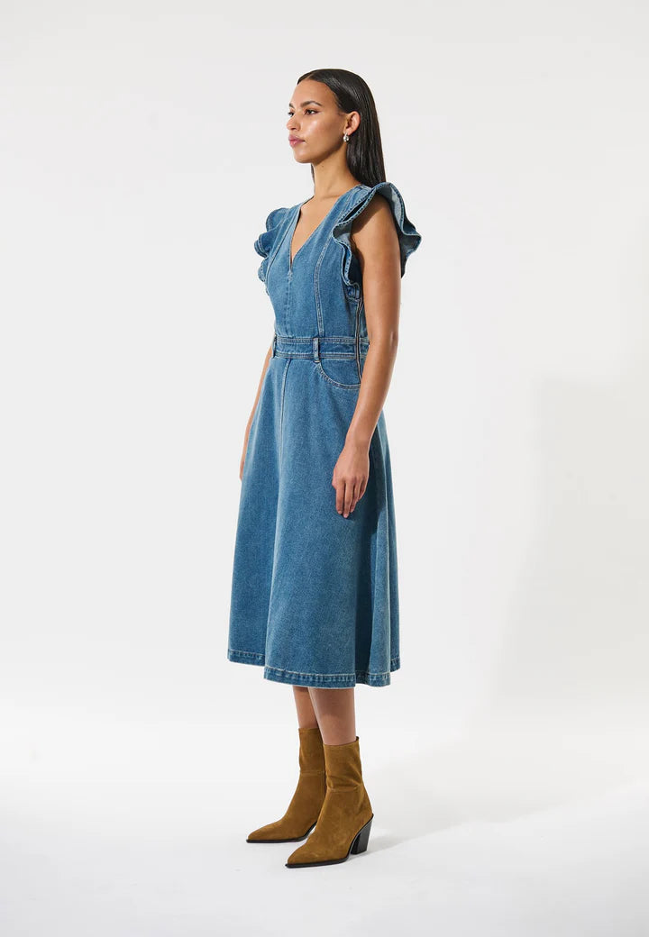 EdissaDEA NS Denim Kjole