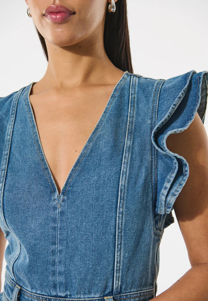 EdissaDEA NS Denim Kjole