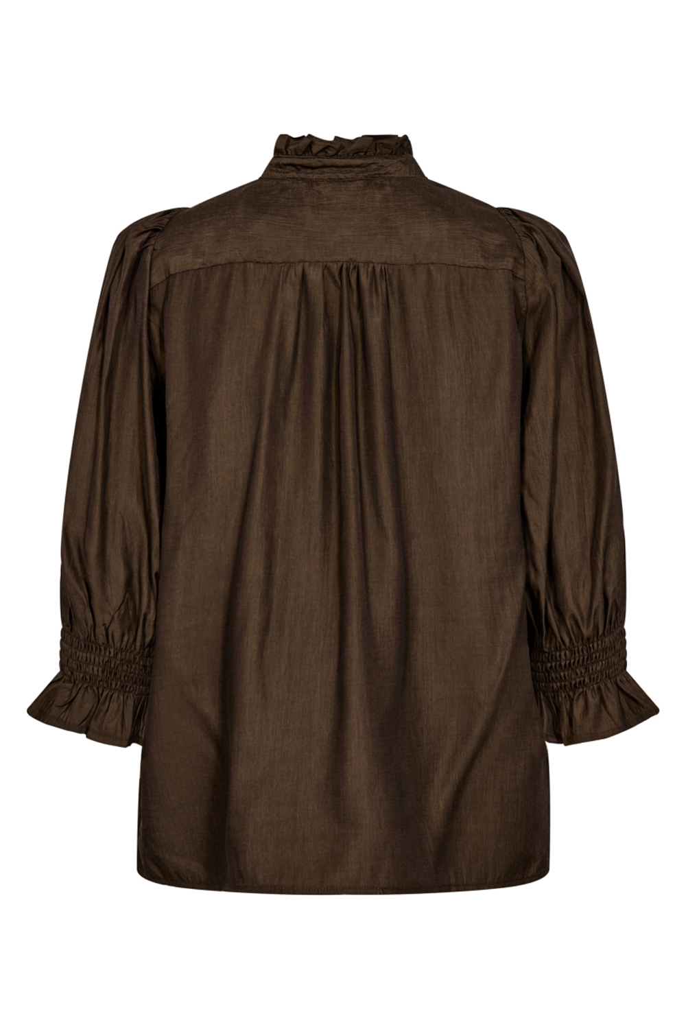 AilaCC Frill SS V-Bluse