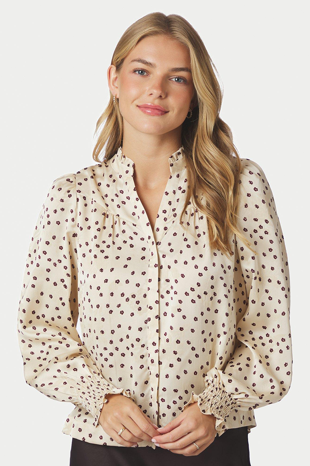 Astrida Flower Bluse