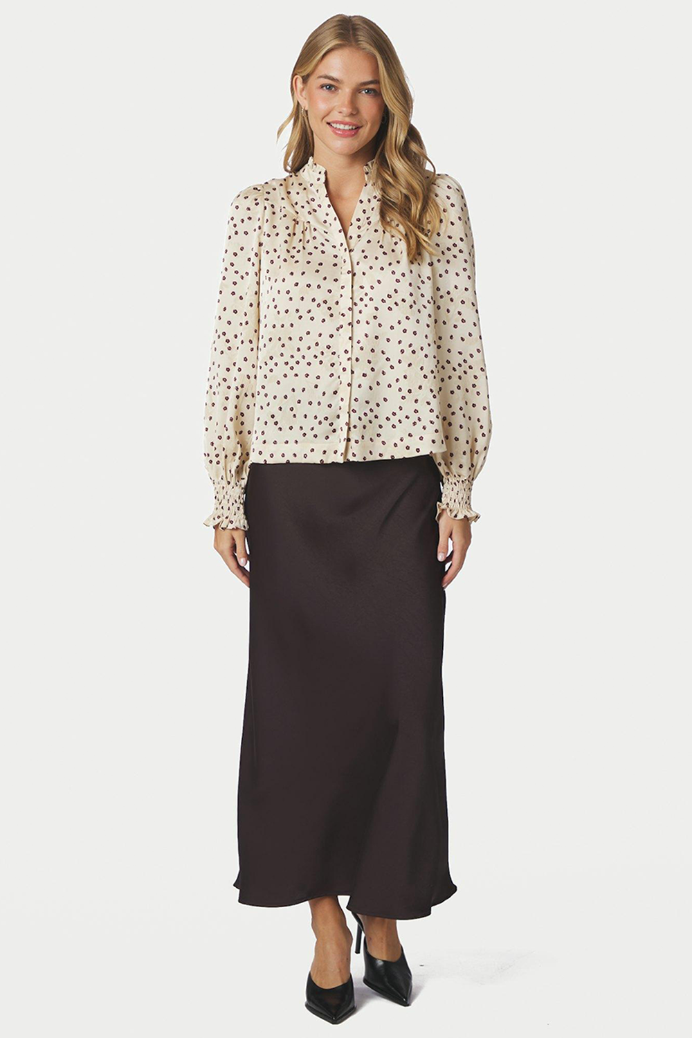 Astrida Flower Bluse