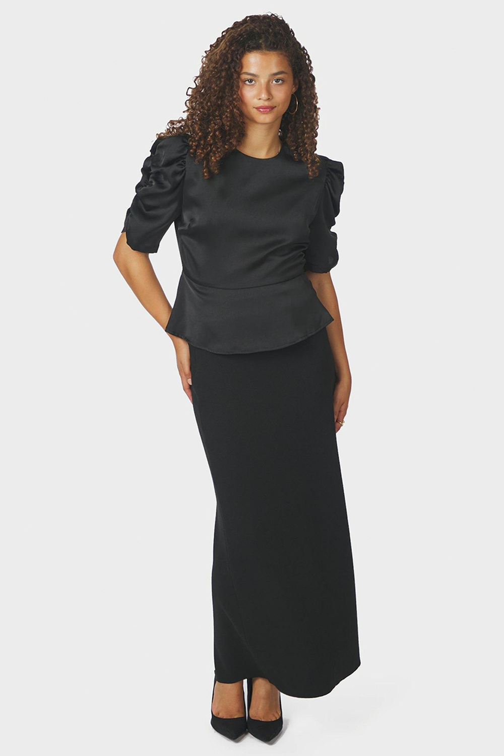 Benua Heavy Sateen Bluse