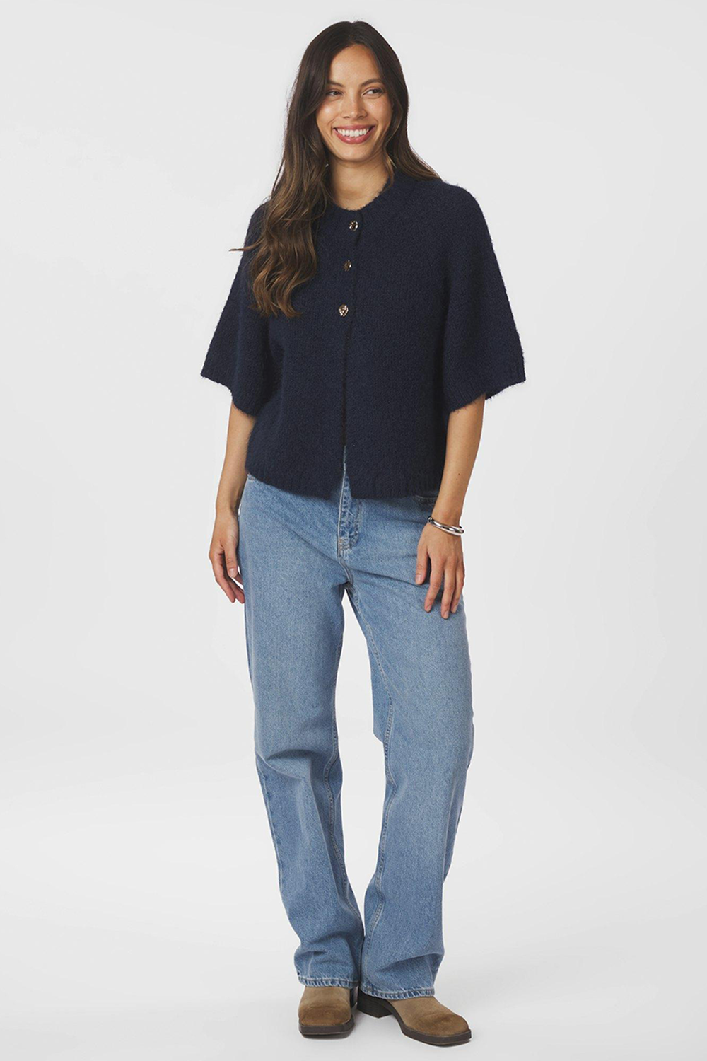 Benuta Fluffy Knit Cardigan