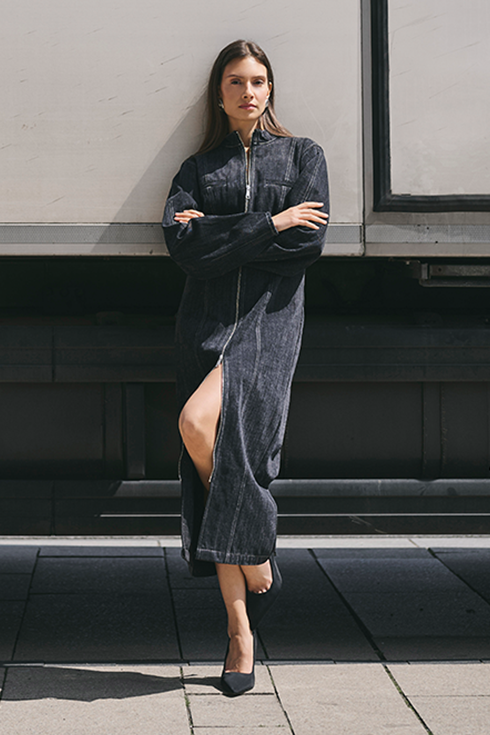 KBBeverly Denim Kjole