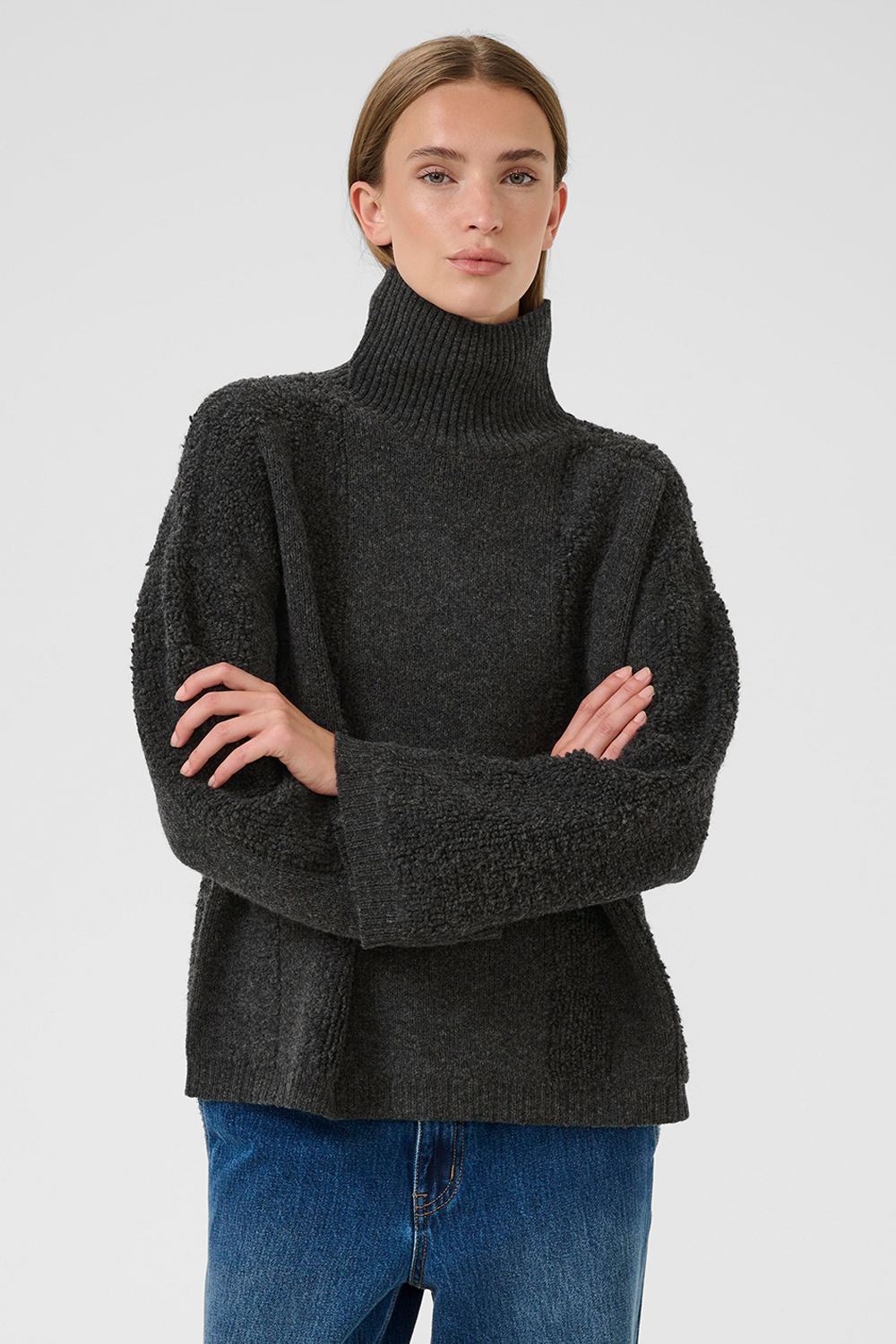 KBBiancamaria TNeck Striktrøje