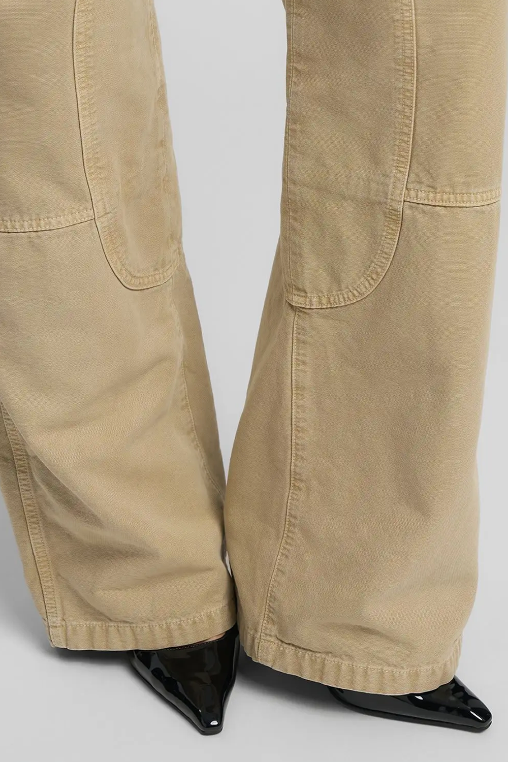 Cotton Canvas Relaxed Bukser