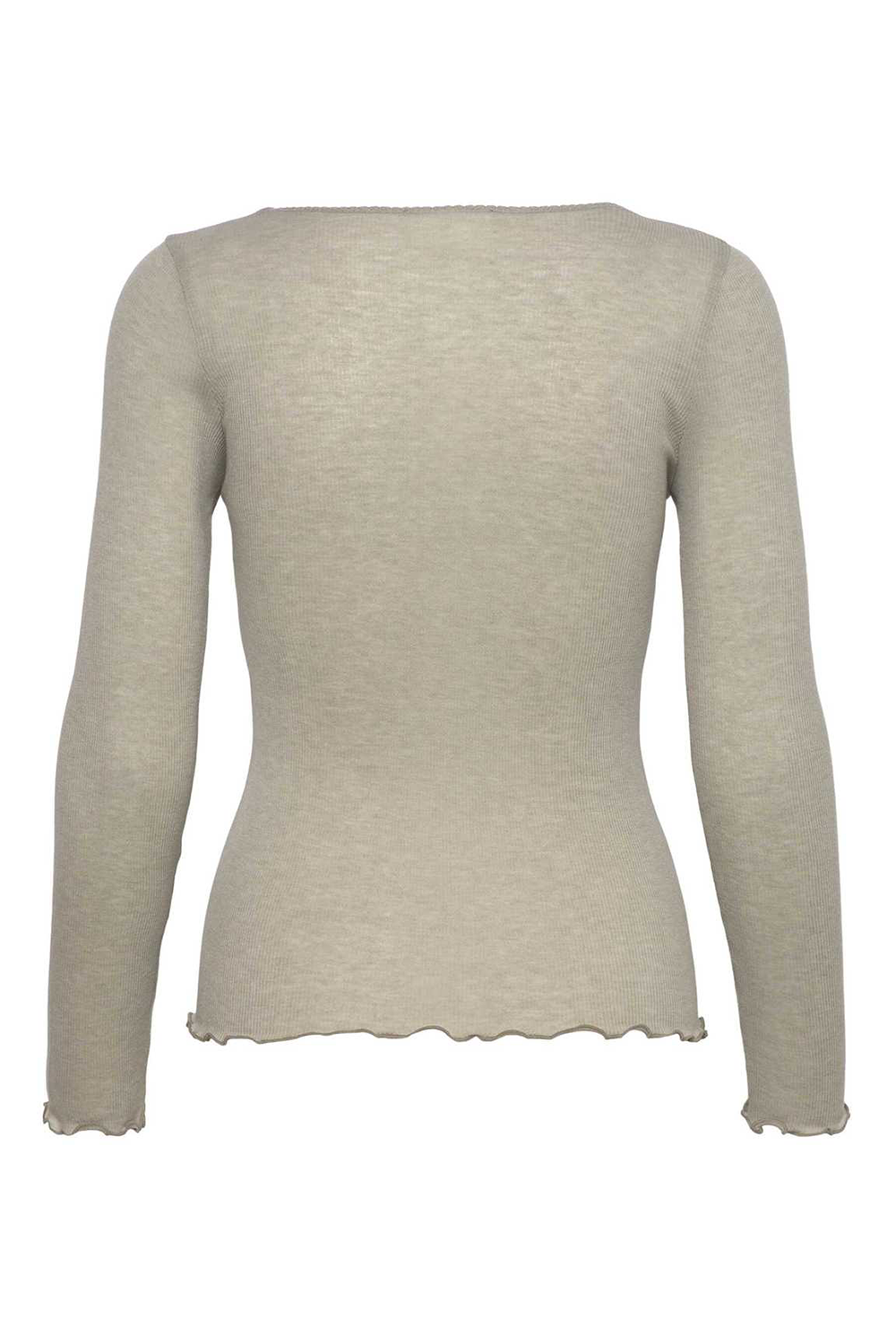 RWBurlington Wool LS O-neck Bluse