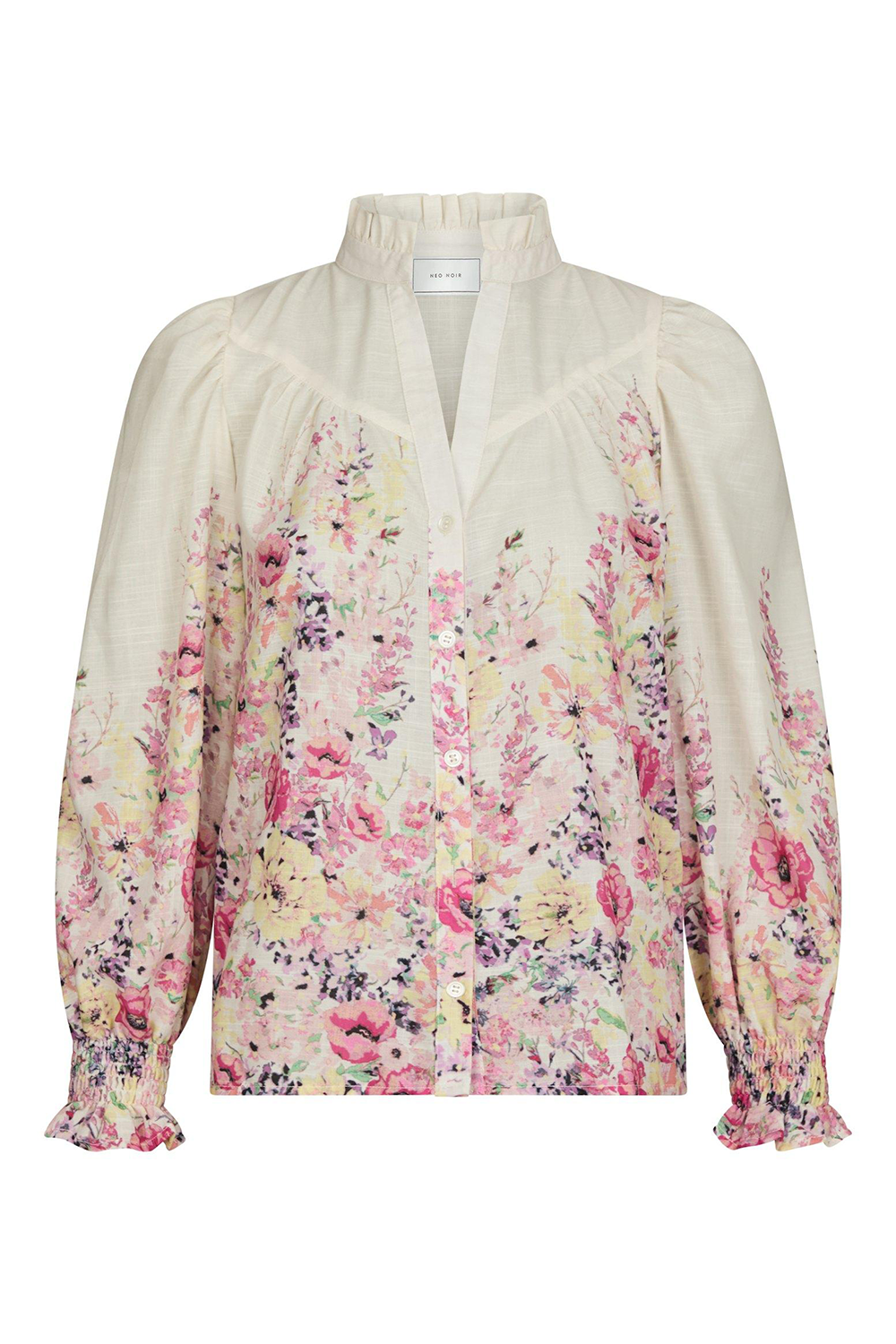 Calloma Flower Print Bluse