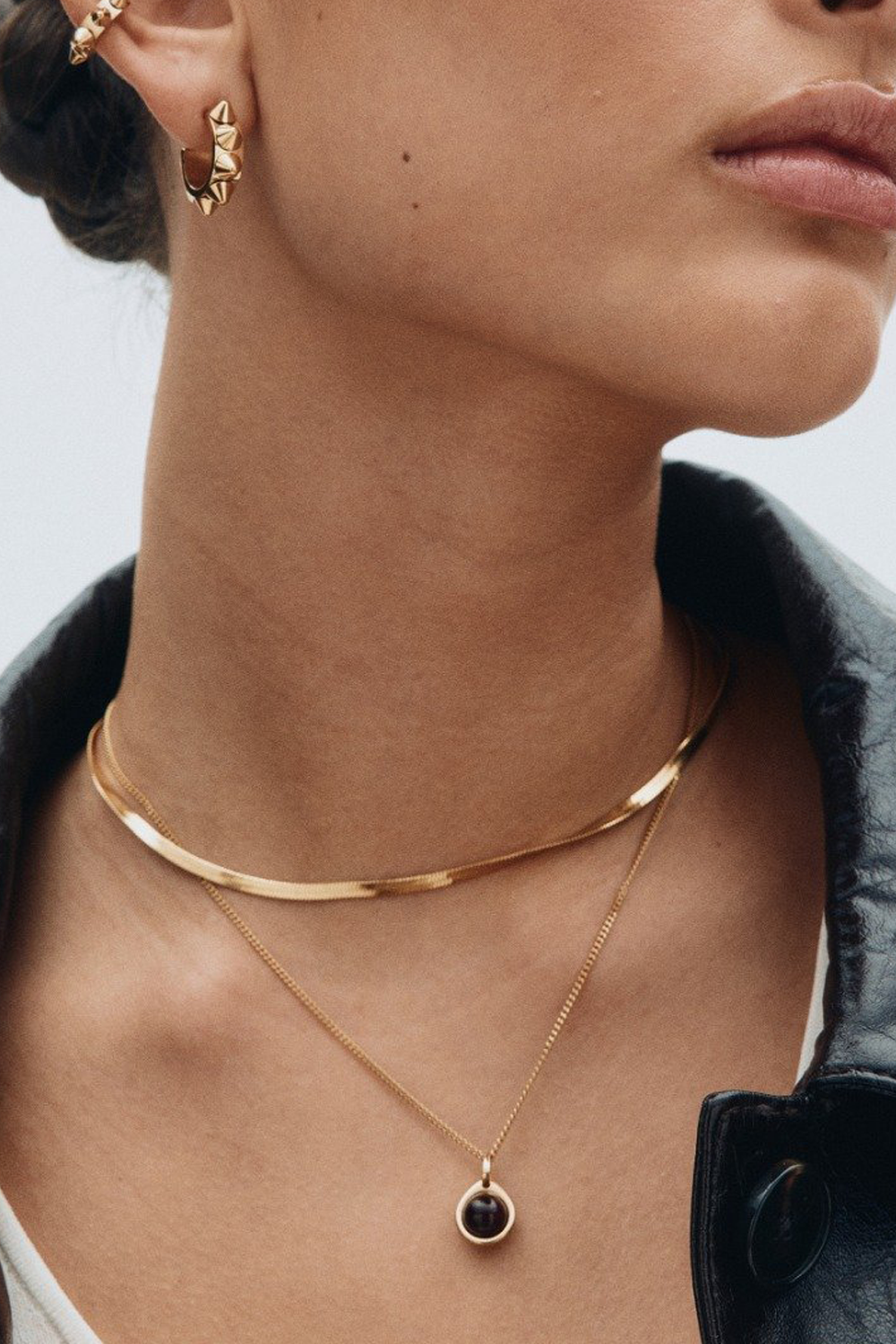Chain Herringbone Halskæde