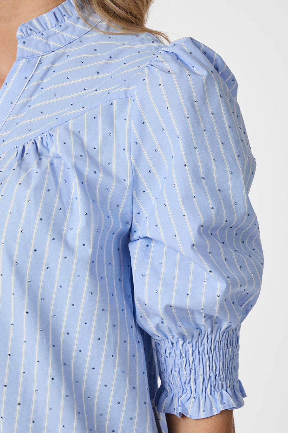 Diana Stripy Stone Bluse