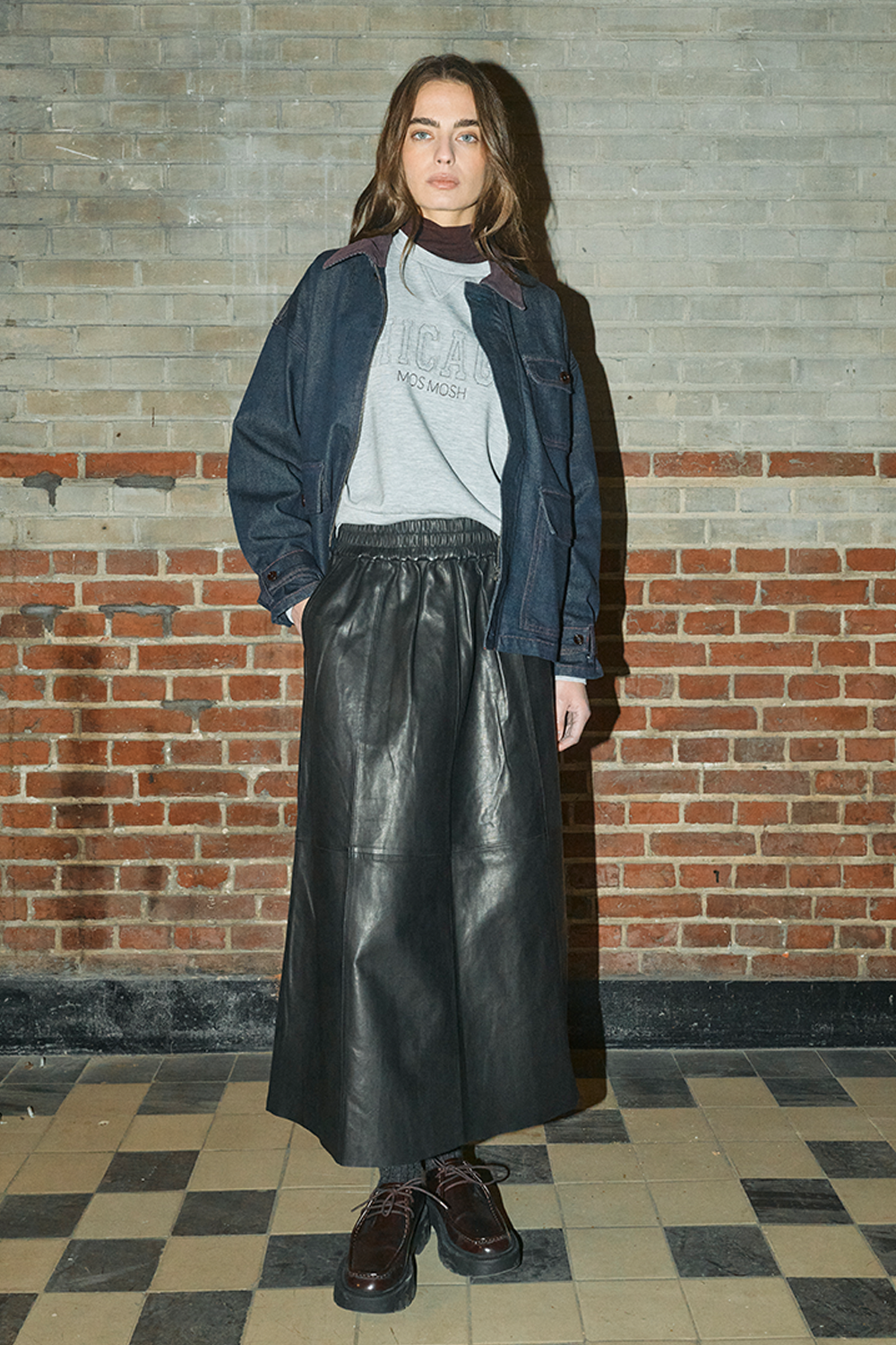 MMDeena Leather Nederdel