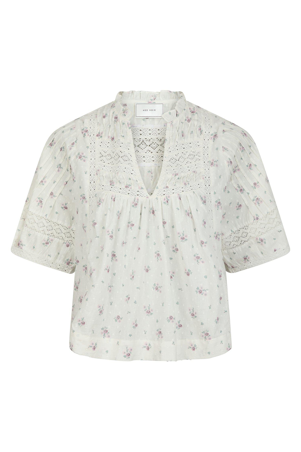 Siama Dobby Flower Bluse