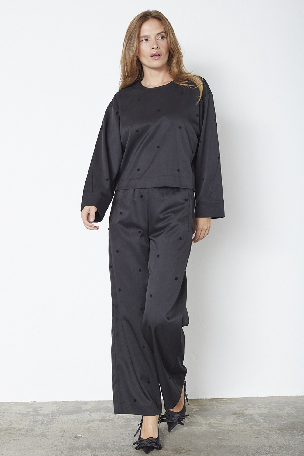 CloverCC Dot Bluse