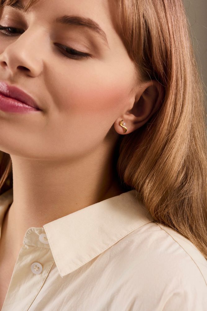 Ocean Wave Earsticks Øreringe