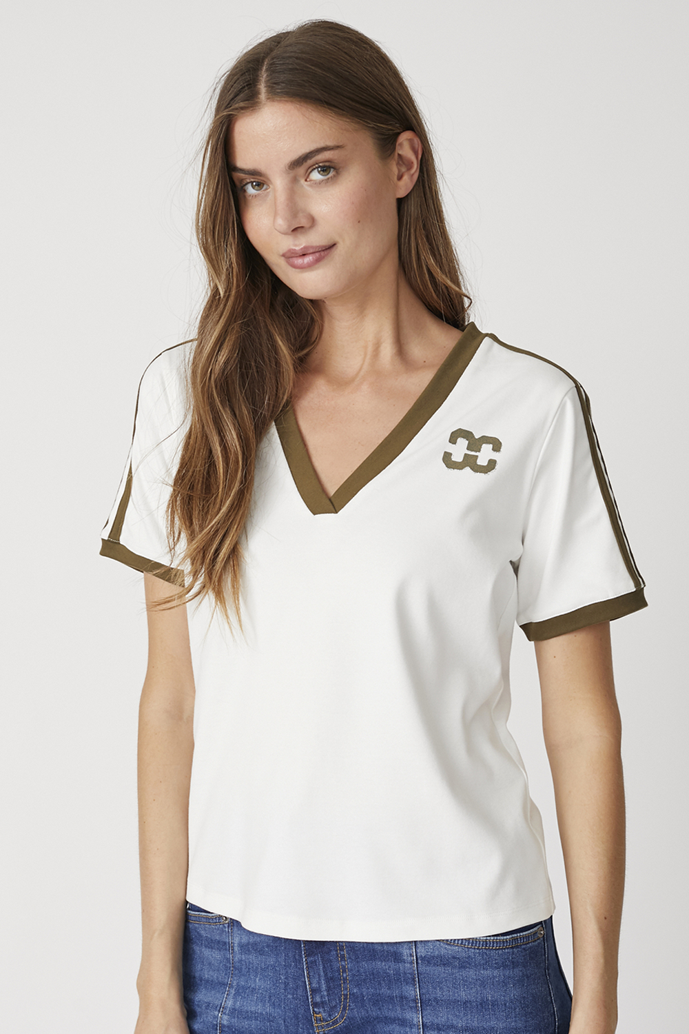 EdgeCC Stripe V T-shirt