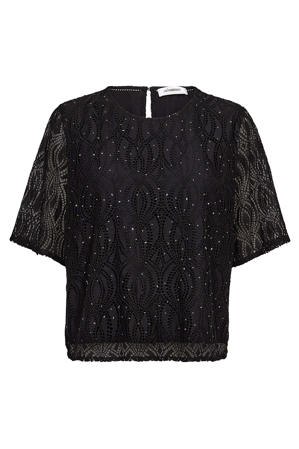 EricaCC Stone Lace SS Bluse