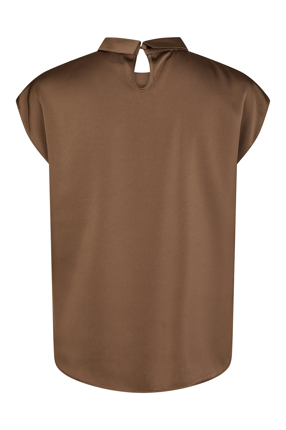 Fleur Drapy Satin Bluse