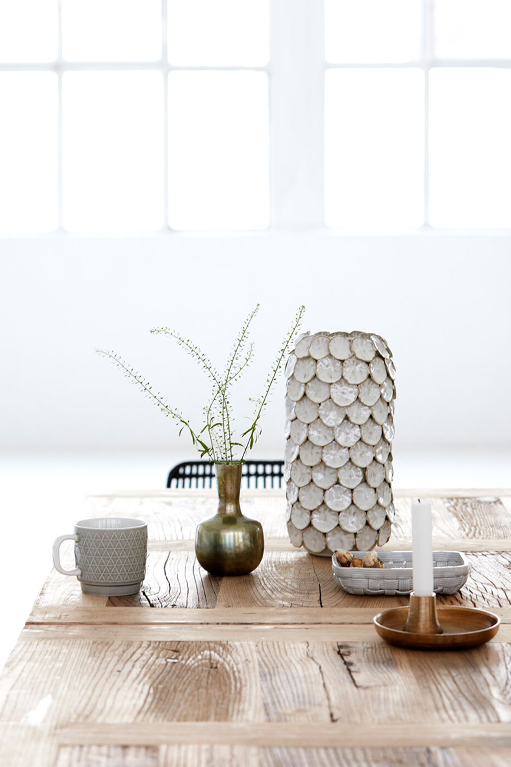 HDDot Vase Hvid 30 cm