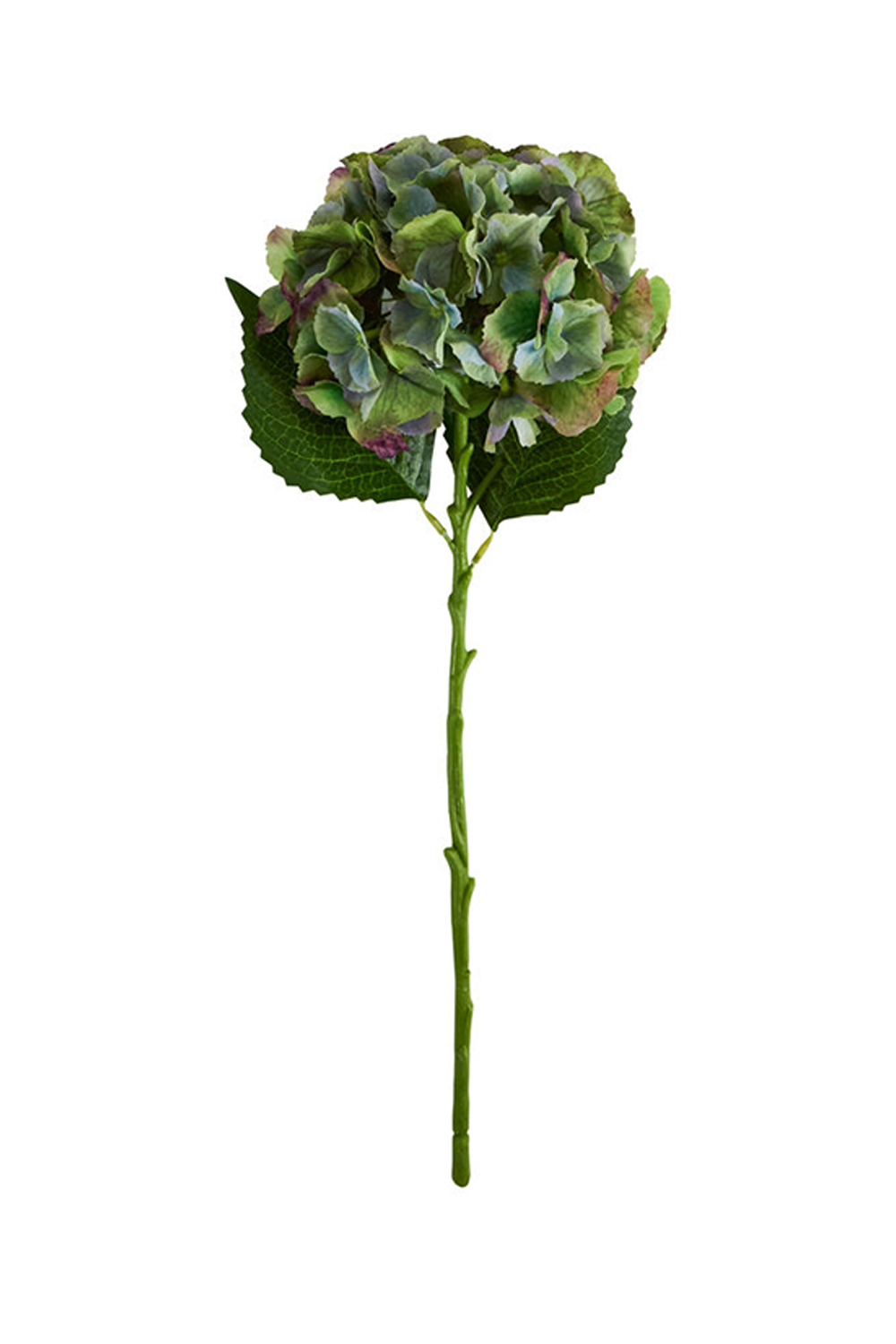 Kunstig blomst, HDHydrangea, Grøn, Blå
