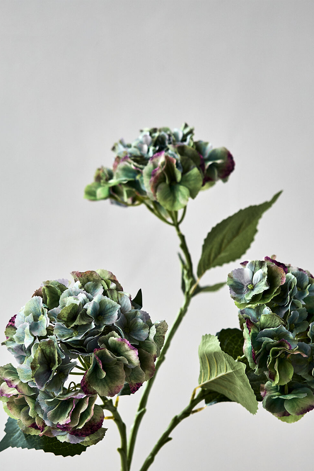 Kunstig blomst, HDHydrangea, Grøn, Blå