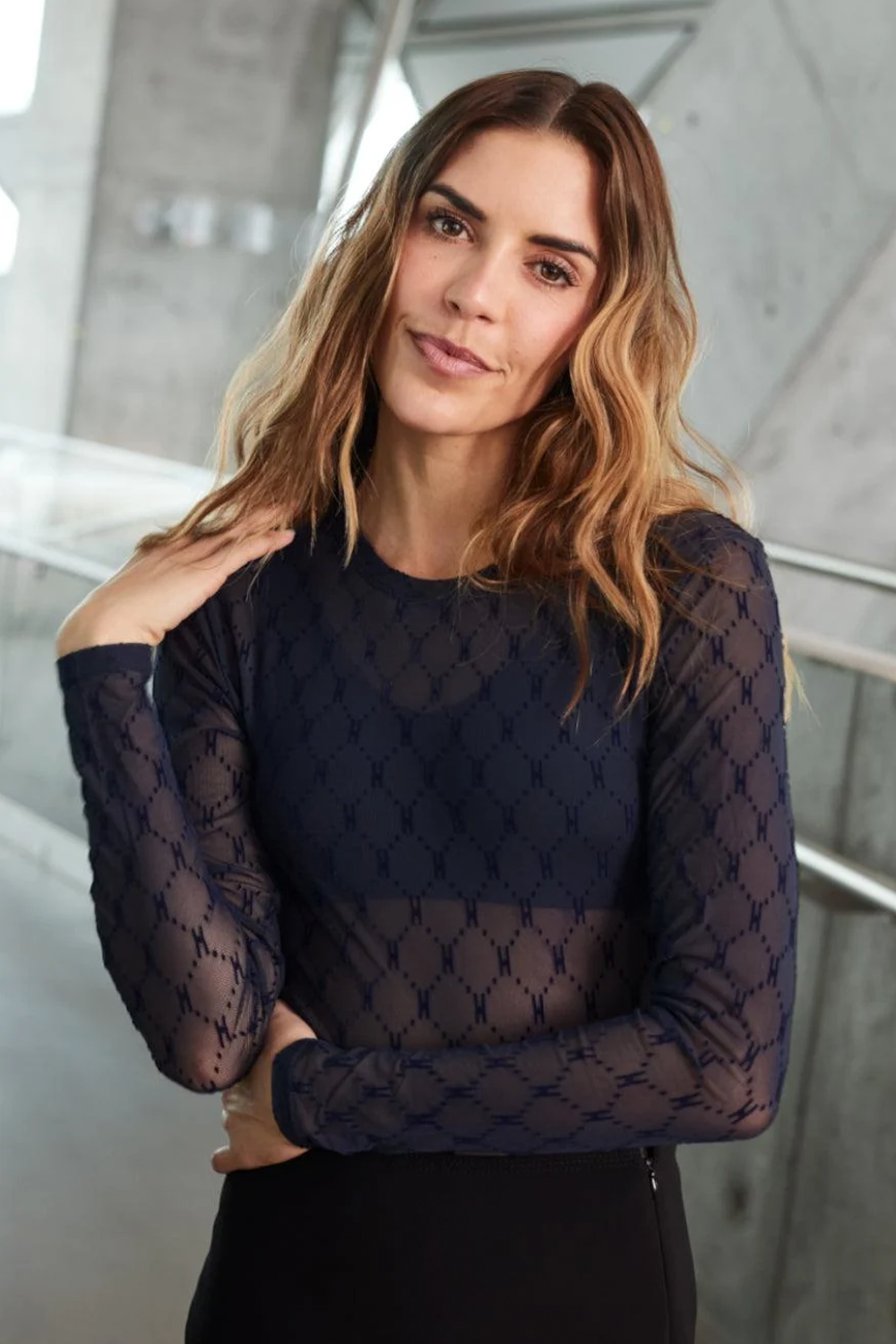 HTD Mesh Bluse