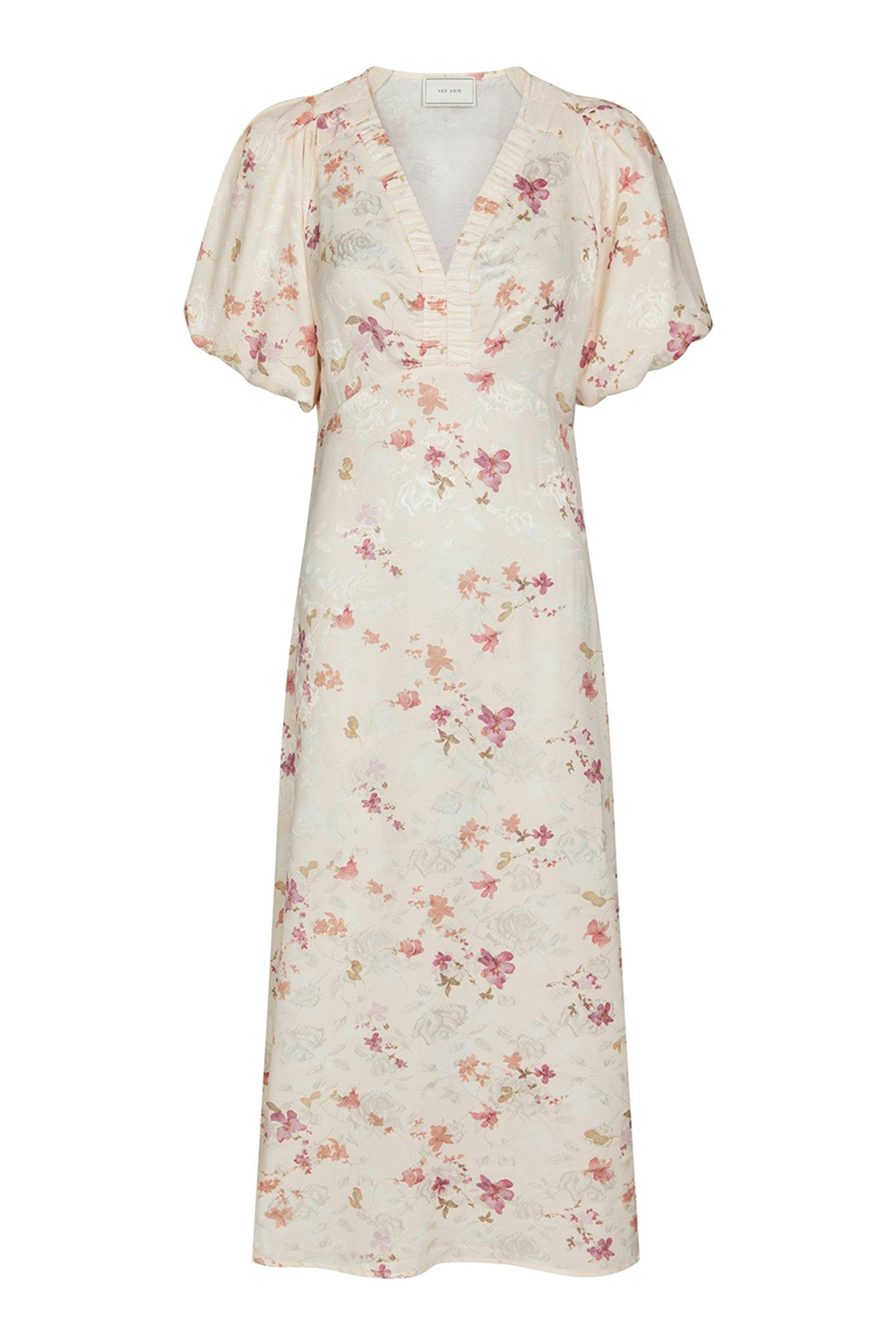 Illana Sateen Print Kjole