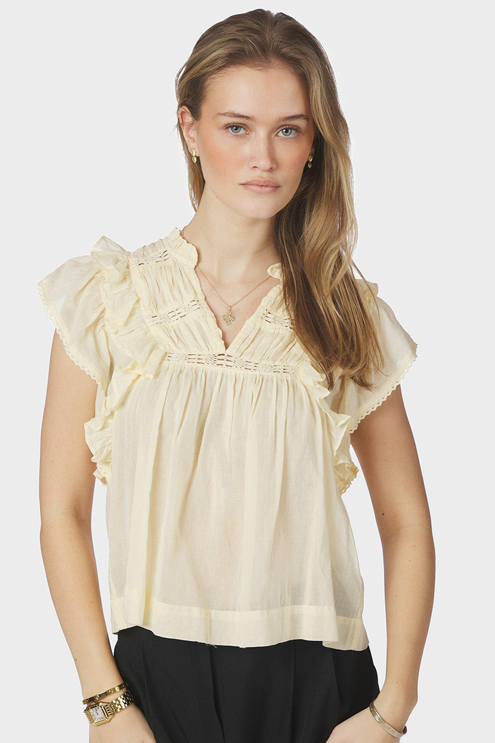 Jayla Voile Top