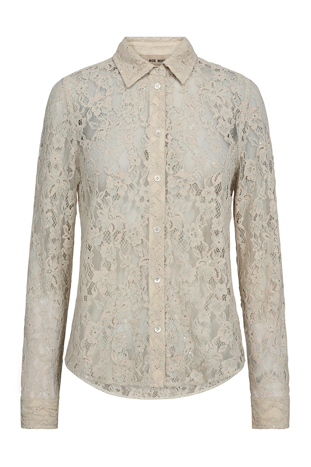 MMKether Lace Sequin Skjorte