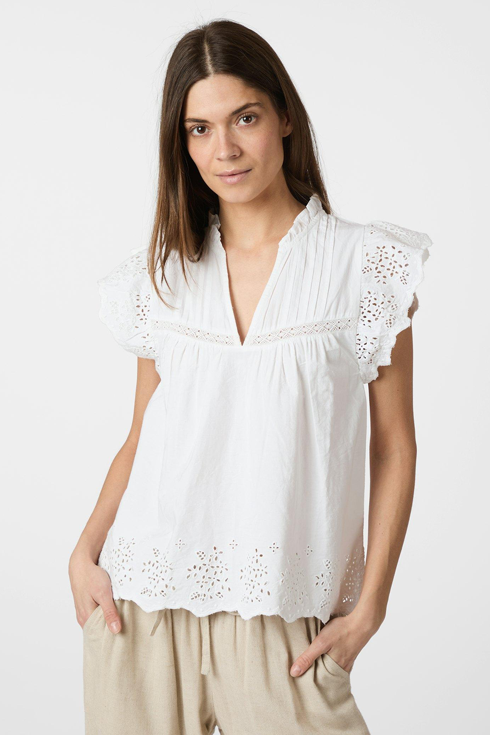 Kyoti Embroidery Top
