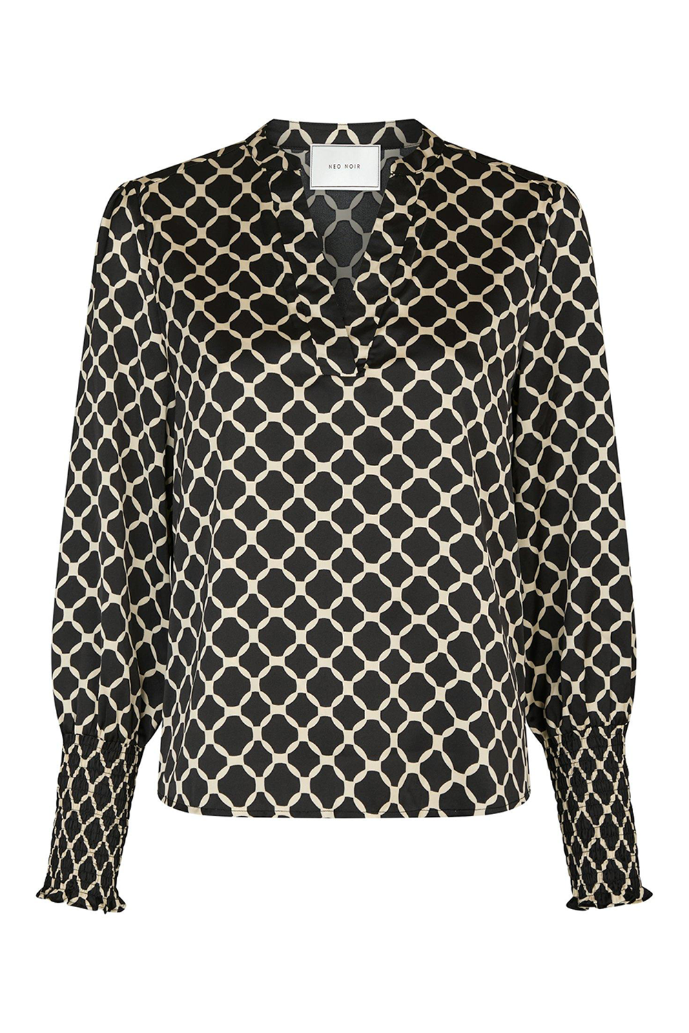 Landa Tile Print Bluse