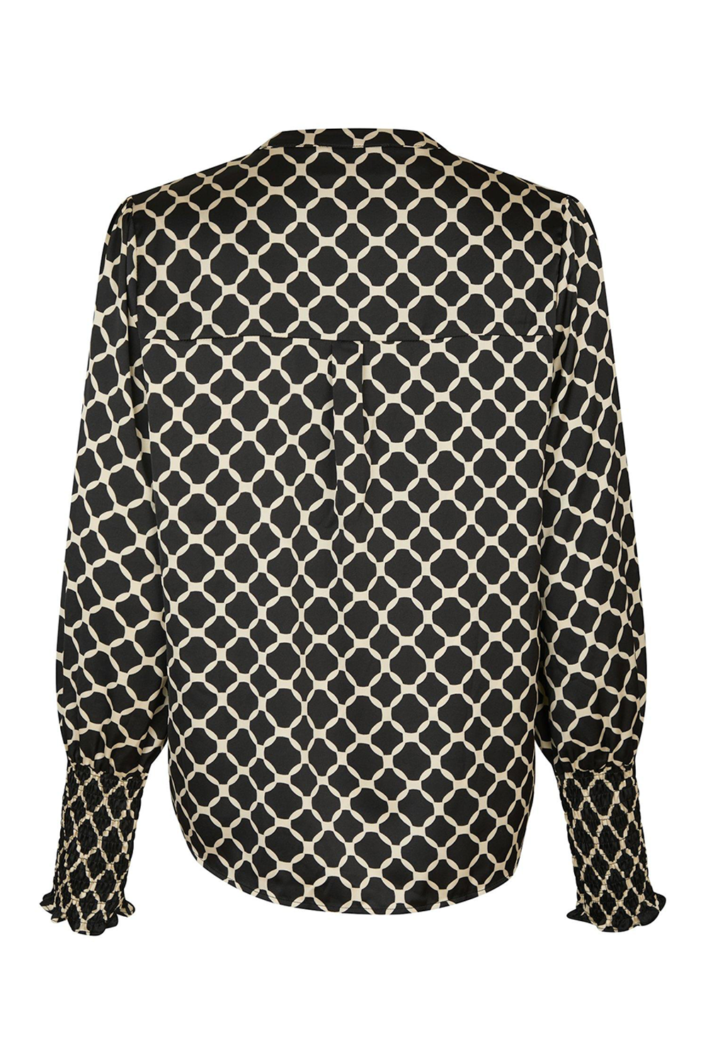 Landa Tile Print Bluse