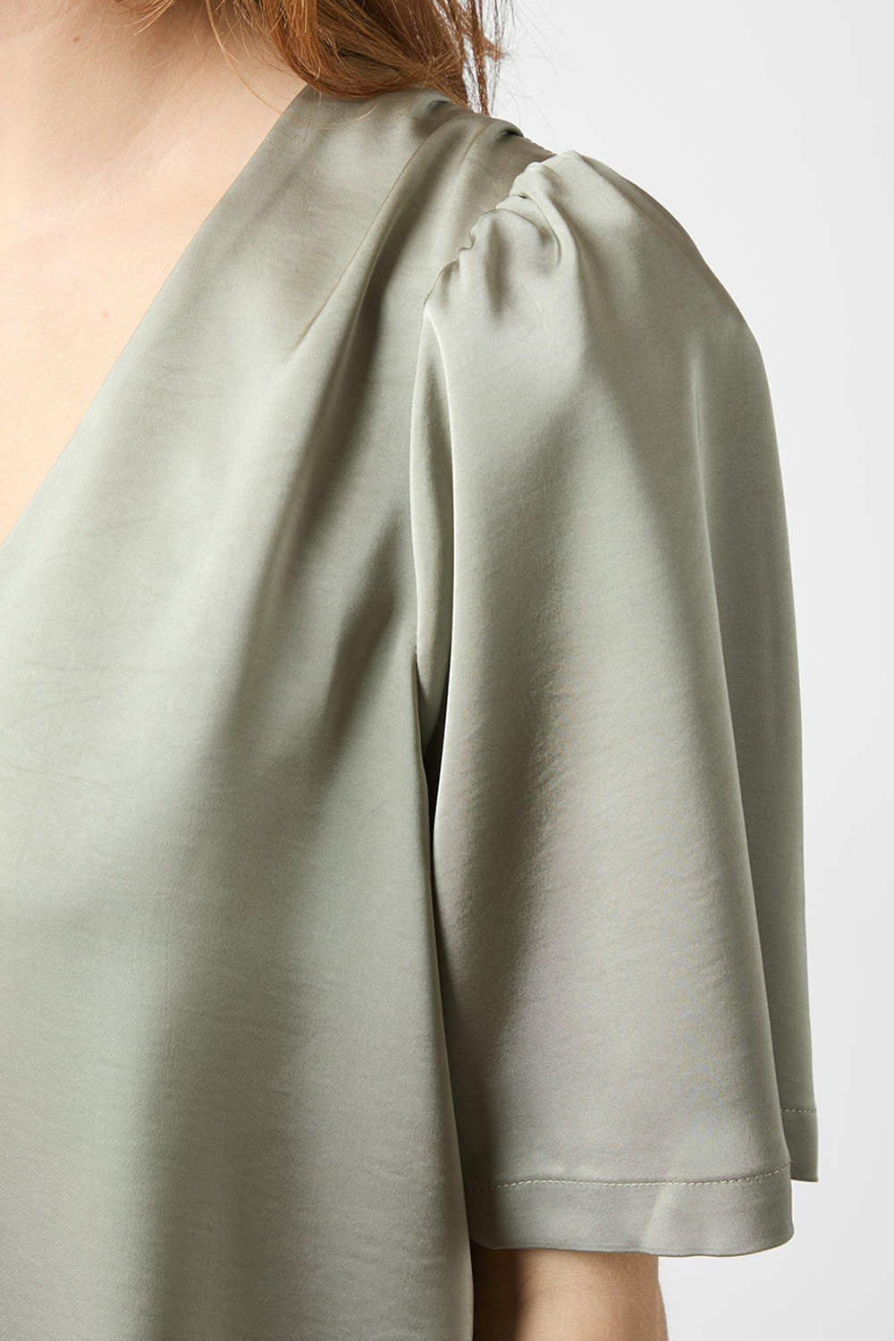 Largo Heavy Sateen Bluse