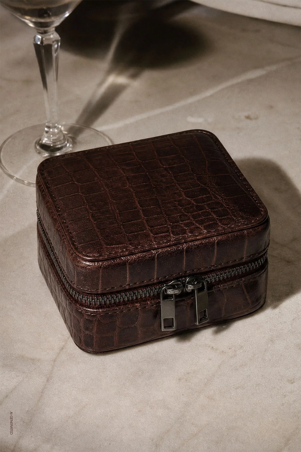LelowMBG Croco Smykkeskrin