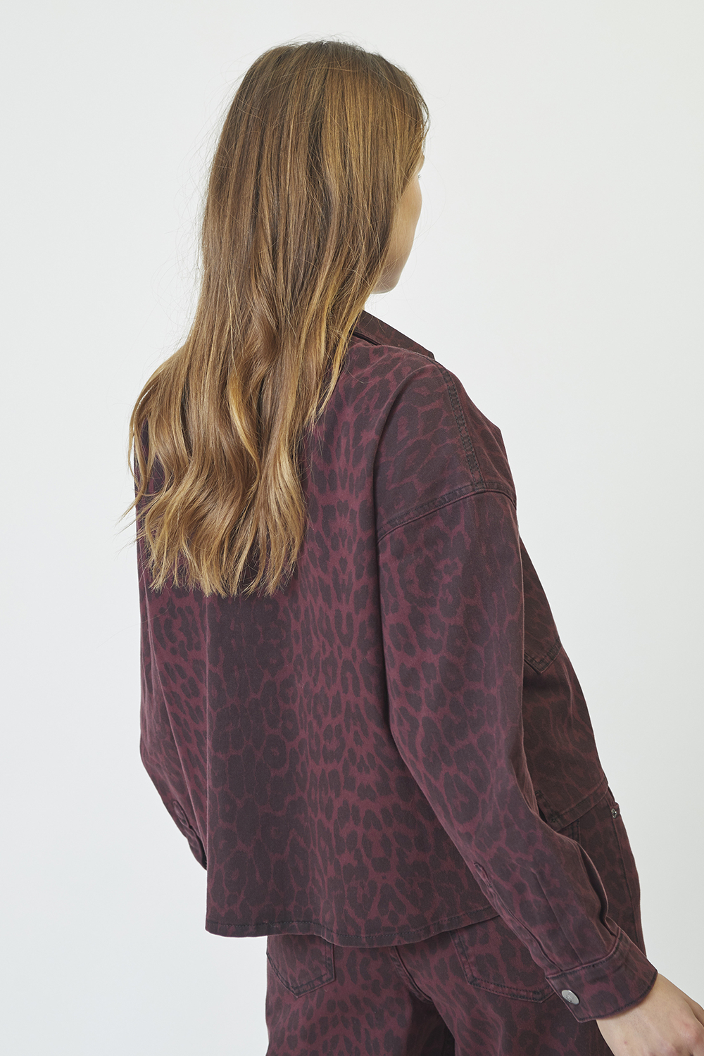 LeoCC Denim Crop Skjorte