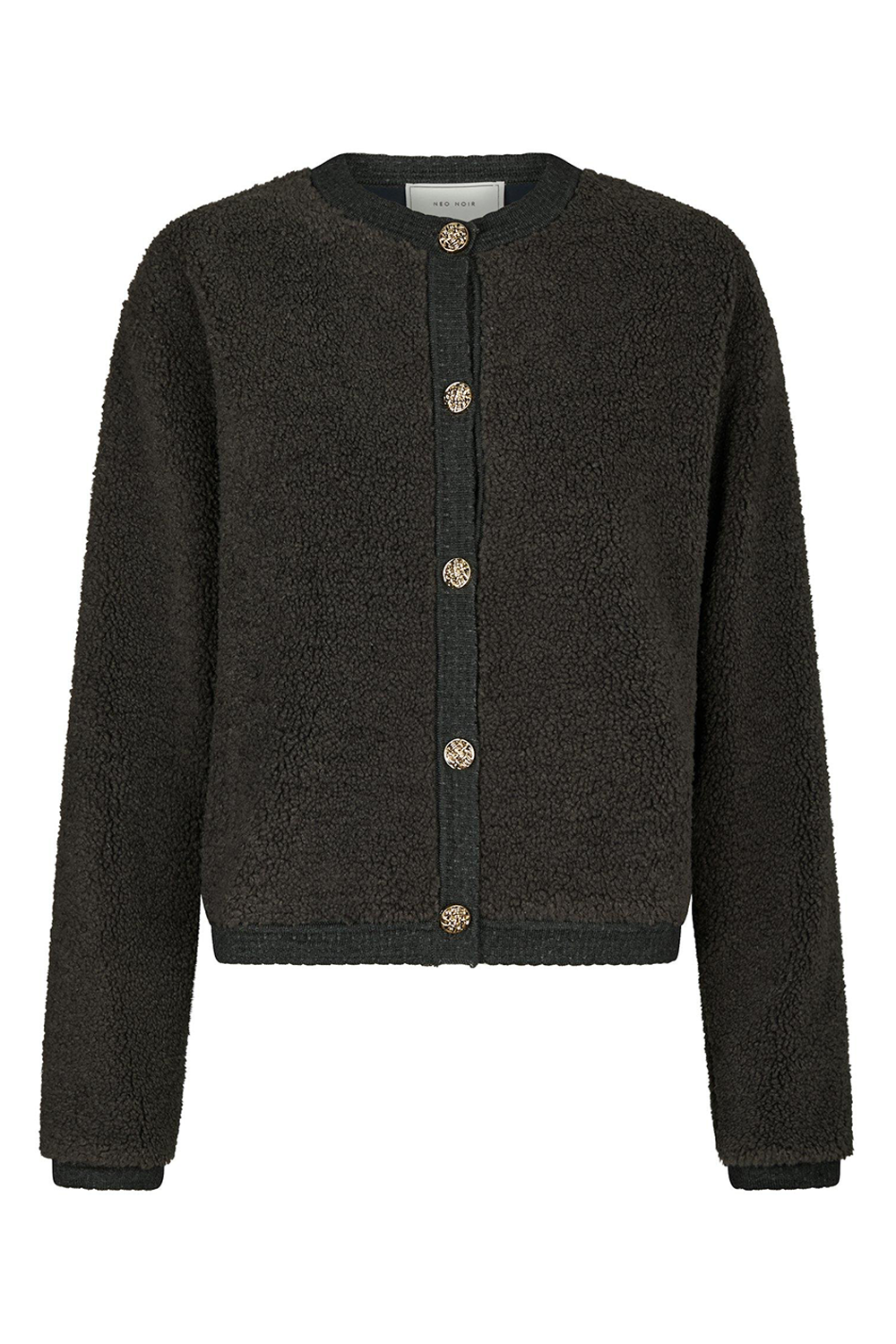 Limo Fluffy Knit Cardigan