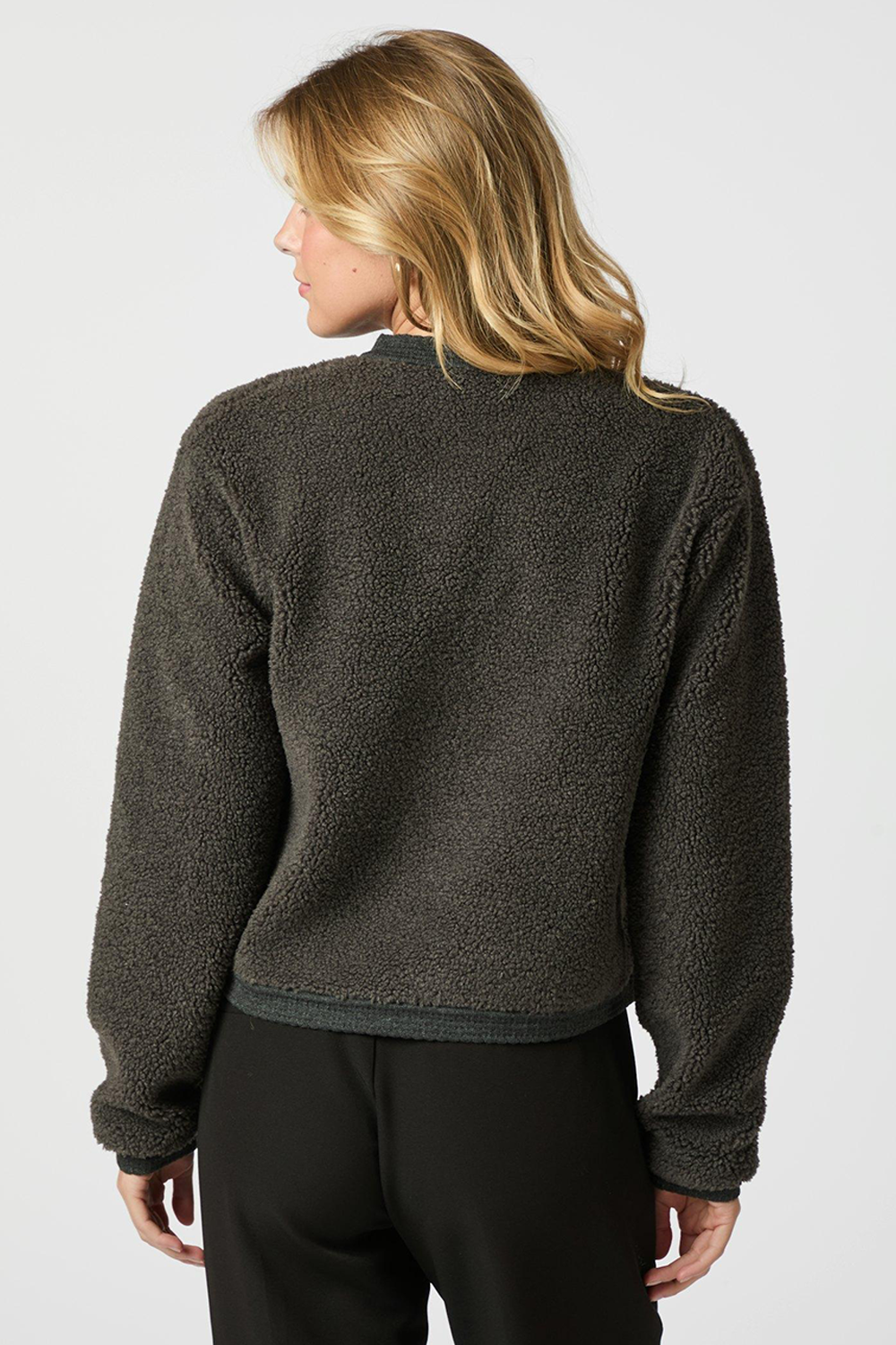 Limo Fluffy Knit Cardigan