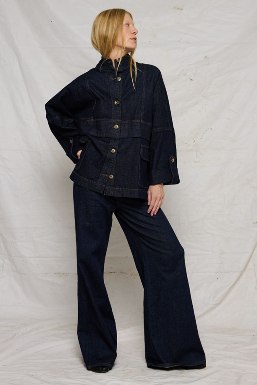 Louise Dark Denim Jakke