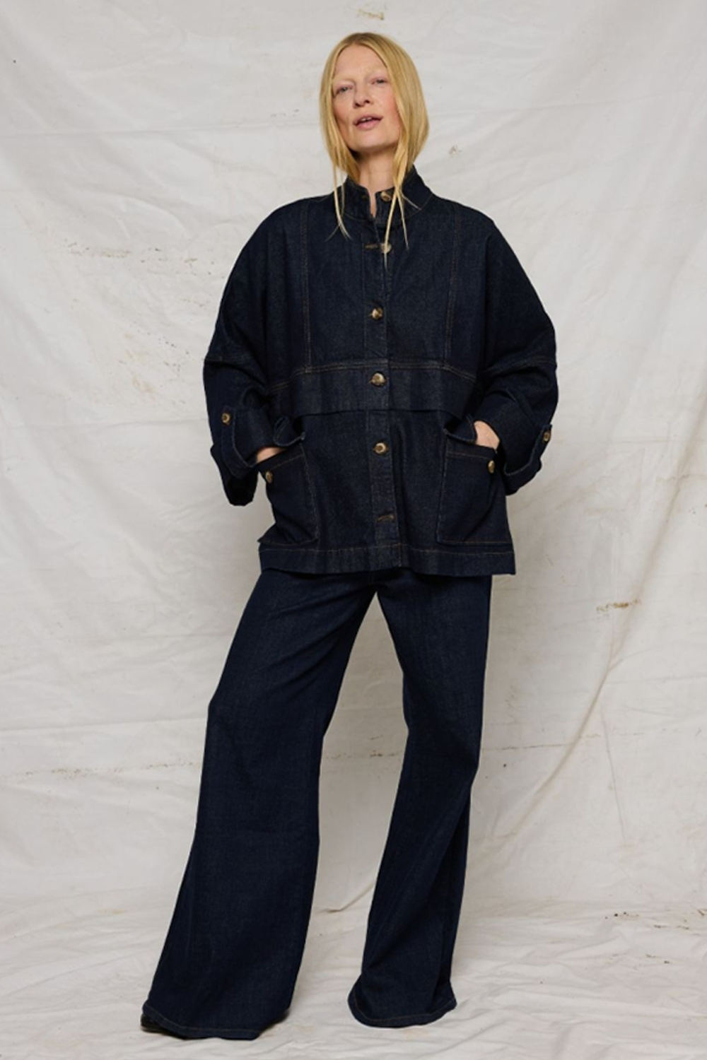 Louise Dark Denim Jakke